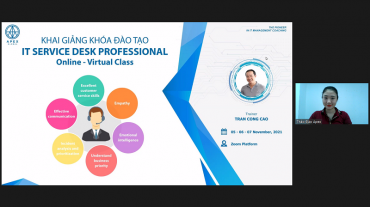 Khai giảng khóa đào tạo IT Service Desk Professional Online Virtual Class – Apex Global