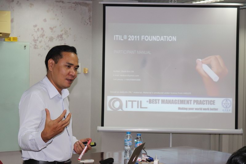 Khai giảng Khoá đào tạo ITIL Foundation Chuyên nghiệp ở HCM