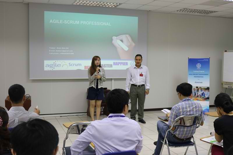 Đào tạo quản lý phần mềm theo phương pháp Agile cho Renesas Design Vietnam