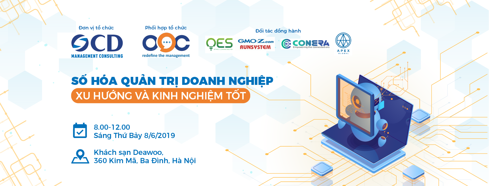 [OCD] Hội thảo: Số hóa quản trị doanh nghiệp – xu hướng và kinh nghiệm tốt