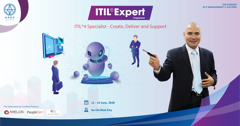 Chiêu sinh Khoá đào tạo ITIL 4 Specialist – Create, Deliver and Support (CDS) – Tp. HCM