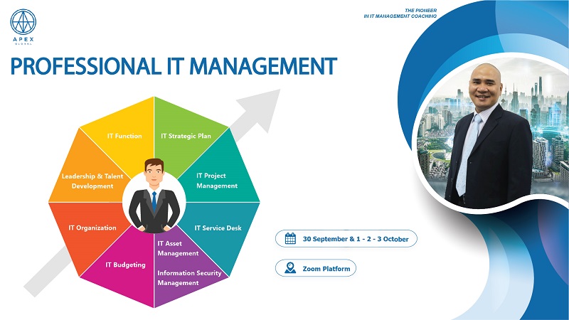 Chiêu sinh khóa đào tạo Professional It Management – Online Virtual Class tháng 9