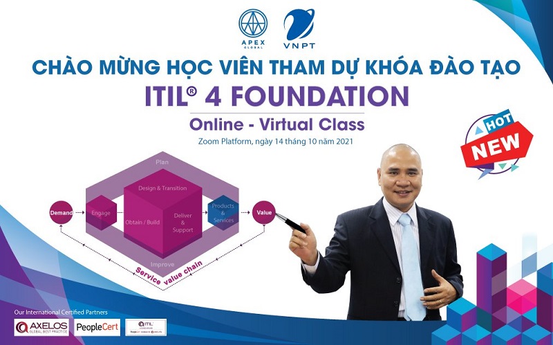 Khai giảng khoá Đào tạo ITIL 4 Foundation cho công ty VNPT-IT