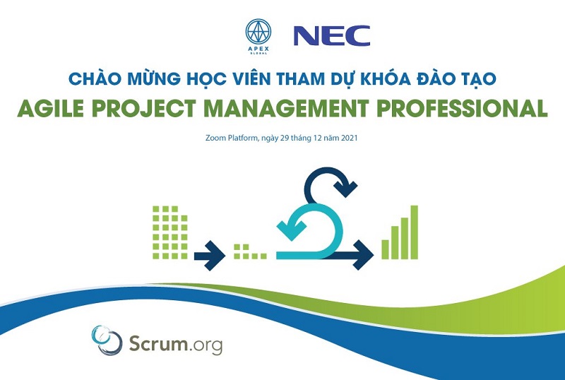 Đào tạo phương pháp quản lý dự án Agile Project Management Professional cho NEC Vietnam