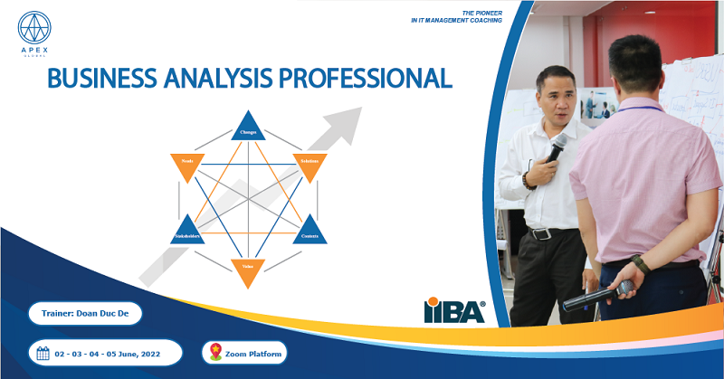 Chiêu sinh khóa Business Analysis Professional – Online tháng 06/2022