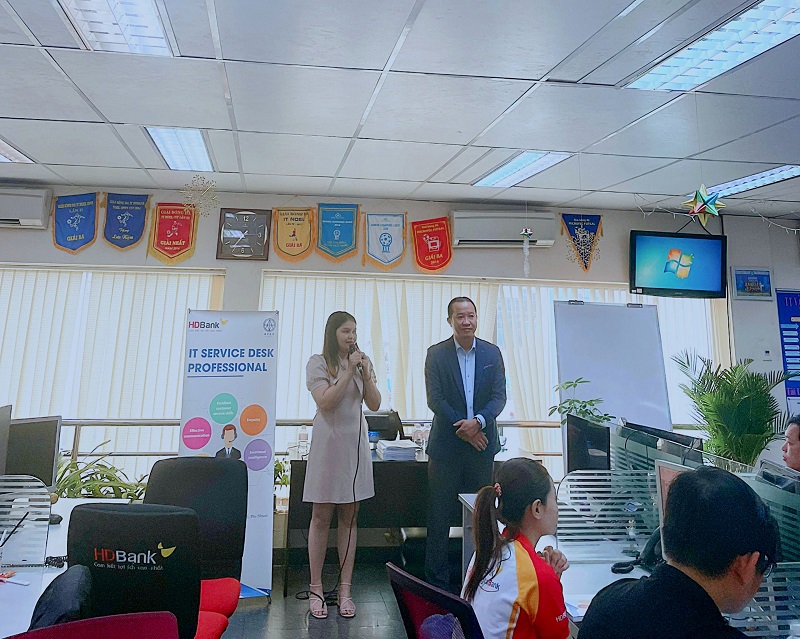 Đào tạo khóa khóa học IT Service Desk Professional 2022 cho HDBank
